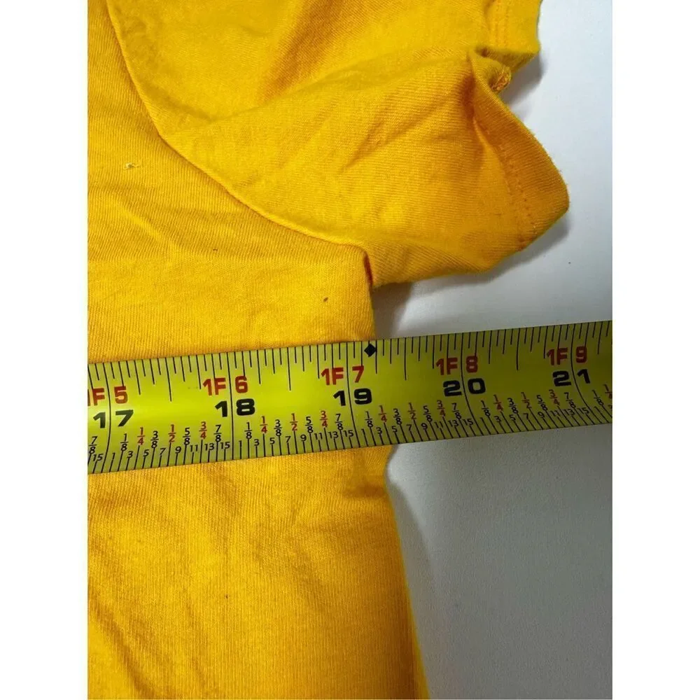 Nike Women’s Cotton Athletic Cut T-shirt Logo Yellow Size XL See Description